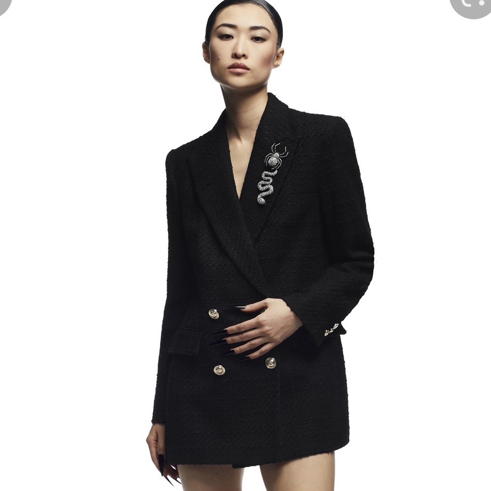 NWT Zara Textured Tailored Blazer